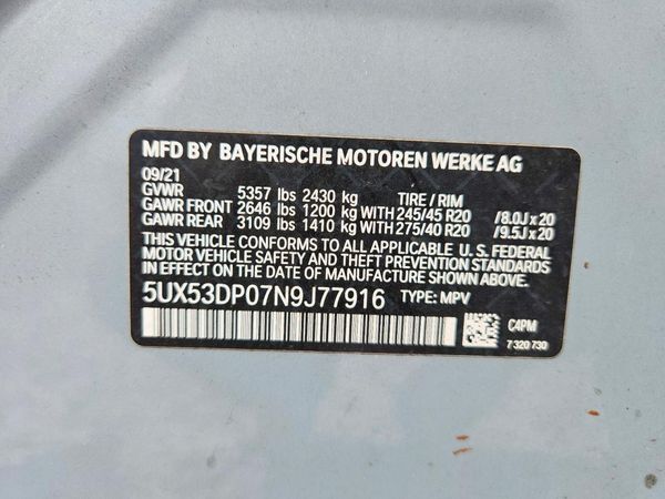 2022 BMW X3 xDrive30i