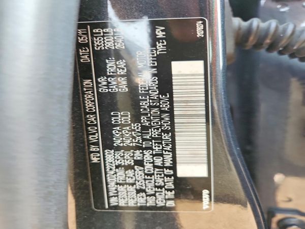 2012 VOLVO XC60