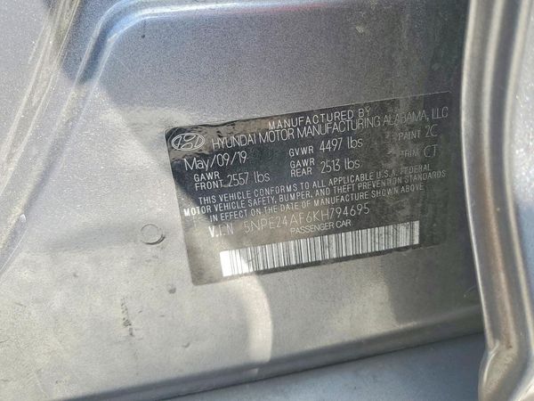 2019 HYUNDAI SONATA Eco Turbo, SE