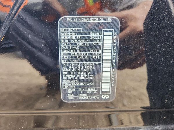 2019 INFINITI QX50