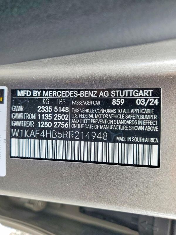 2024 MERCEDES-BENZ C