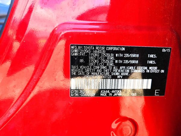 2015 TOYOTA RAV4 Limited (G Grade)