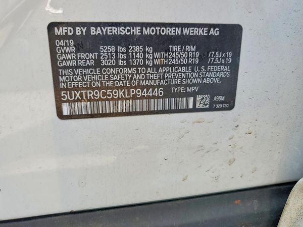 2019 BMW X3 xDrive30i