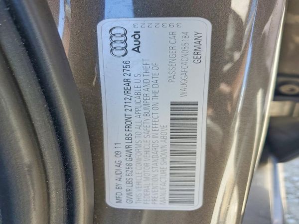 2012 AUDI A6 quattro Premium Plus