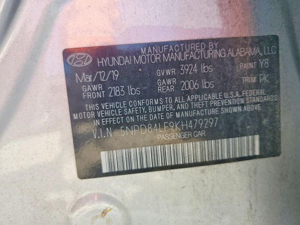 2019 HYUNDAI ELANTRA