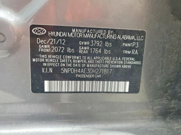 2013 HYUNDAI ELANTRA