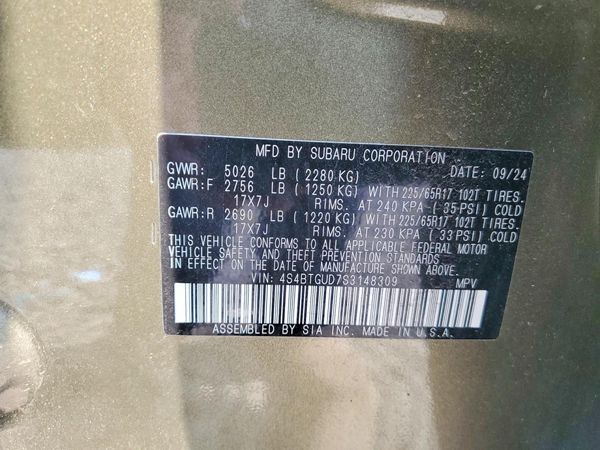 2025 SUBARU OUTBACK Wilderness