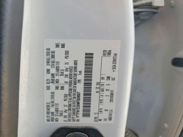 2021 FORD F150