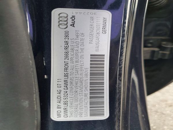 2012 AUDI A7 quattro