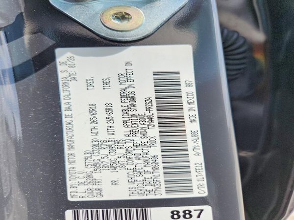 2026 TOYOTA TACOMA