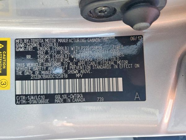 2013 LEXUS RX 350