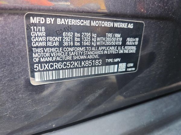 2019 BMW X5 xDrive40i