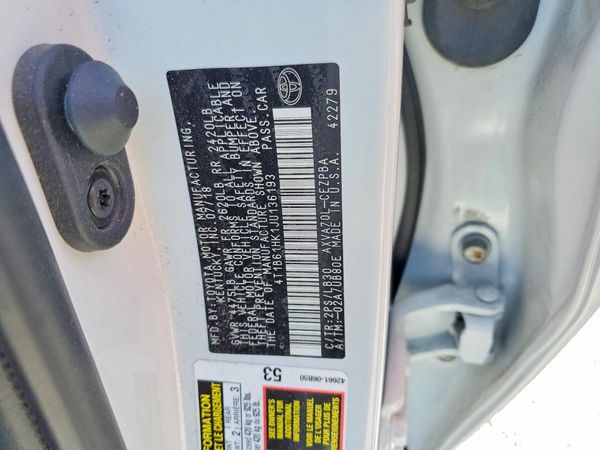 2018 TOYOTA CAMRY XSE