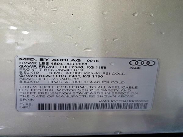 2017 AUDI Q3