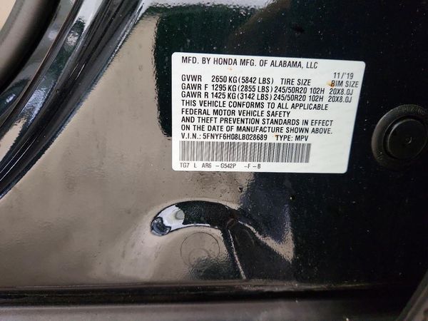 2020 HONDA PILOT ELITE