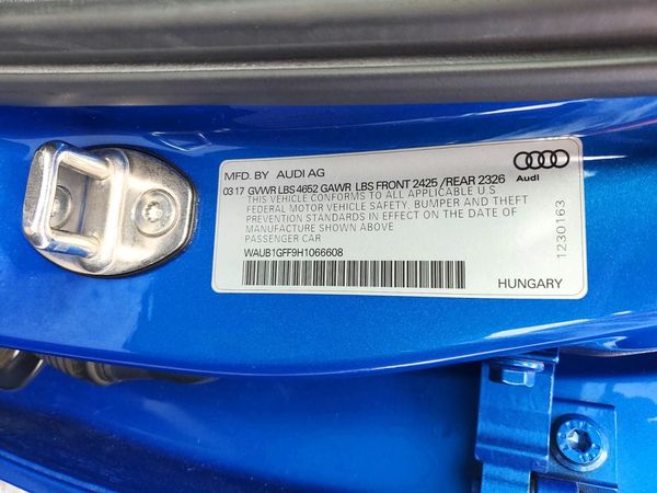 2017 AUDI S3 quattro Premium Plus