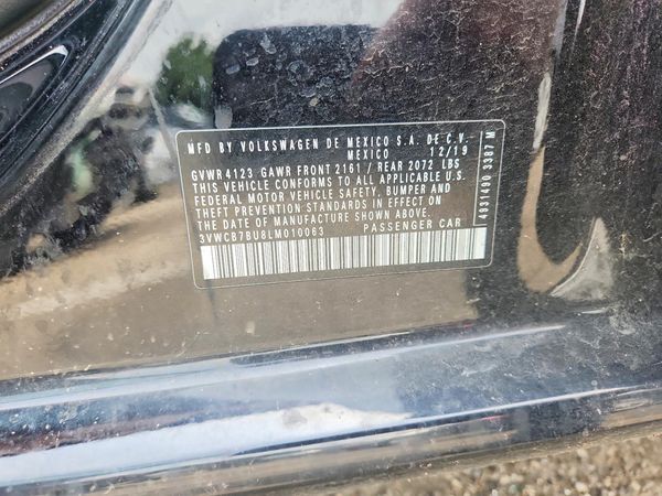 2020 VOLKSWAGEN JETTA