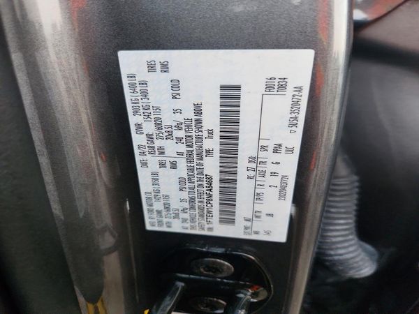 2022 FORD F150 SuperCrew