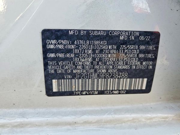 2023 SUBARU CROSSTREK Limited
