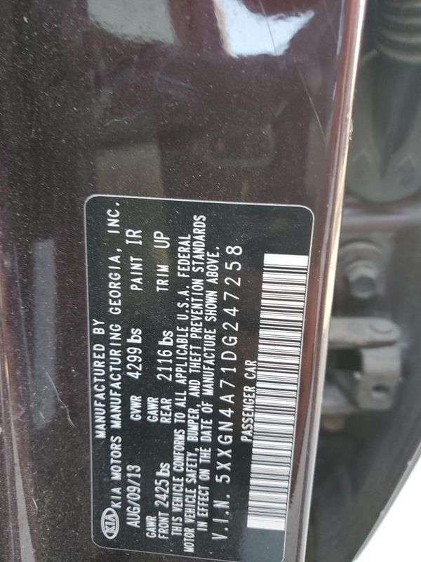 2013 KIA OPTIMA