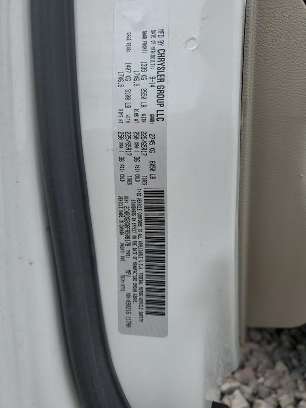 2015 DODGE CARAVAN SE — VINS