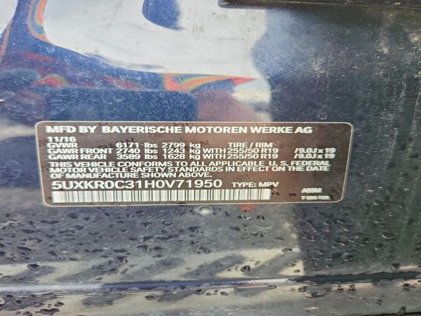 2017 BMW X5 xDrive35i