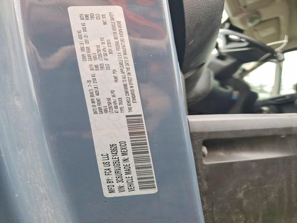 2020 RAM PROMASTER 3500 VF