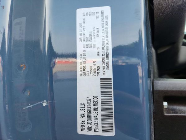 2020 RAM PROMASTER 3500 VF