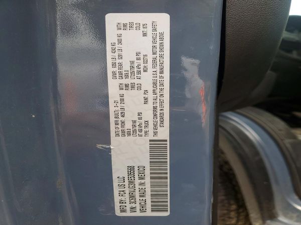 2021 RAM PROMASTER 3500 — VINS