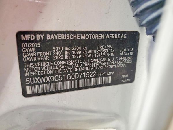 2016 BMW X3