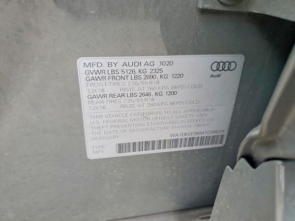 2021 AUDI Q3 S Line quattro Premium