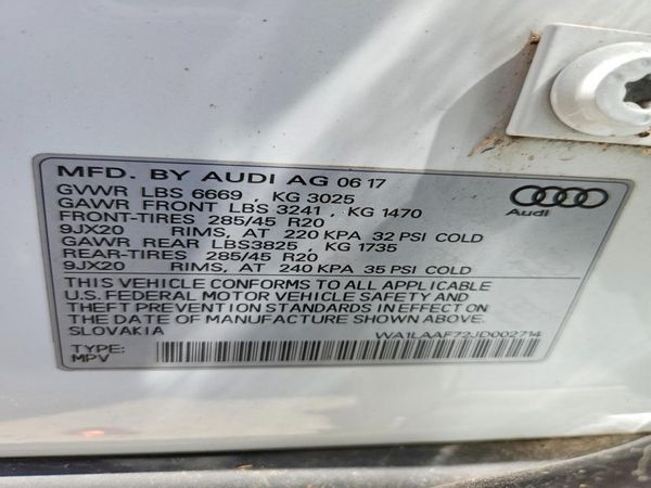 2018 AUDI Q7 quattro Premium Plus