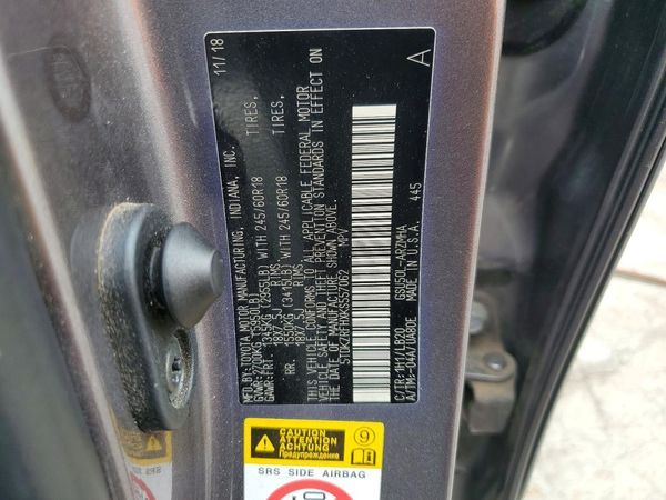 2019 TOYOTA HIGHLANDER SE/XLE