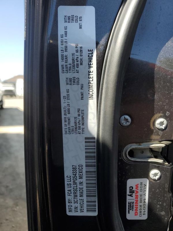 2023 RAM 3500 CREW CAB CHASSIS