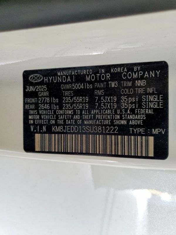 2025 HYUNDAI TUCSON Limited
