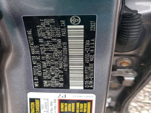 2015 TOYOTA CAMRY