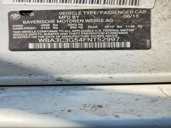 2015 BMW 320 xDrive SA