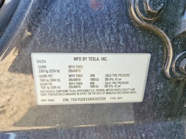 2024 TESLA MODEL Y
