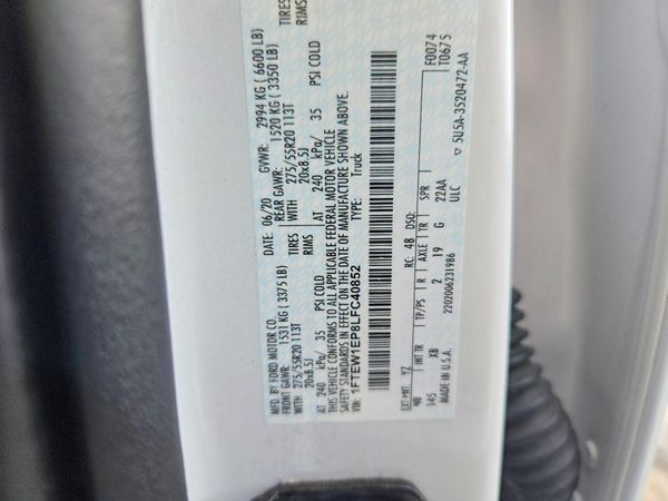 2020 FORD F150