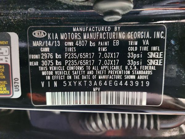 2014 KIA SORENTO