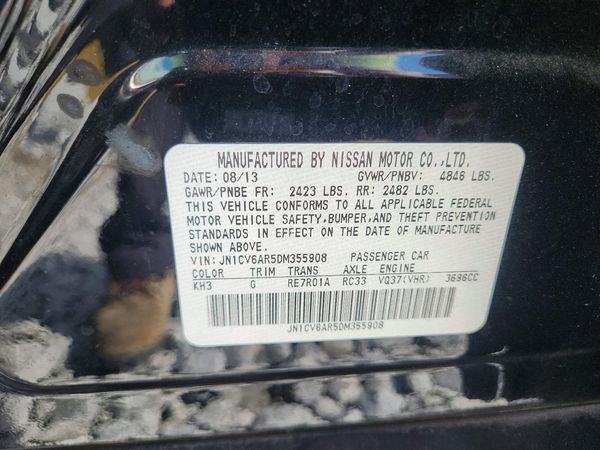 2013 INFINITI G37