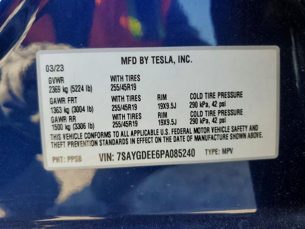 2023 TESLA MODEL Y