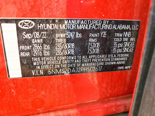 2023 HYUNDAI SANTA FE SEL