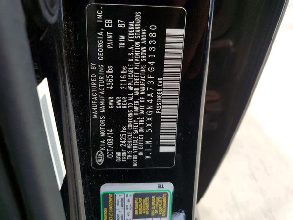 2015 KIA OPTIMA
