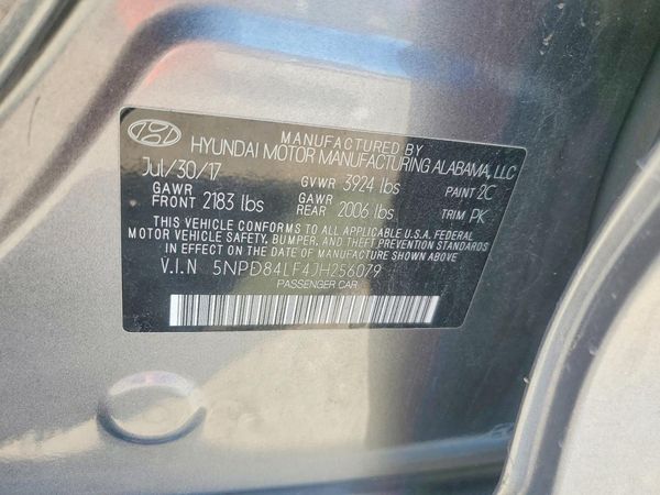2018 HYUNDAI ELANTRA