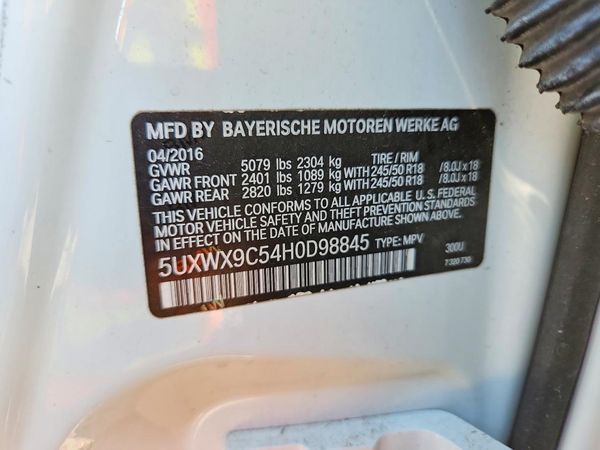 2017 BMW X3 xDrive28i