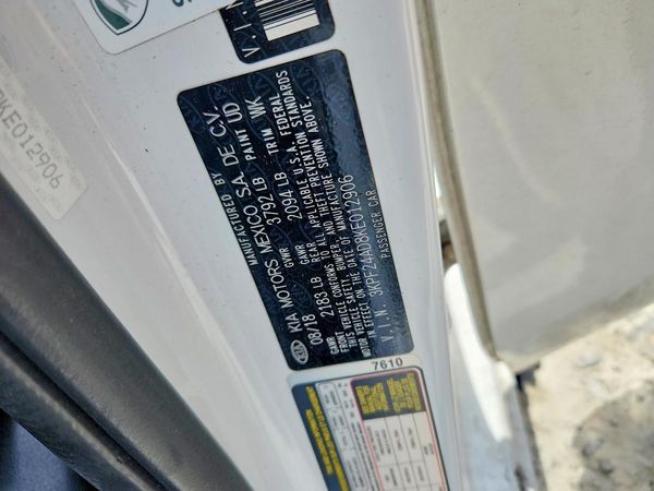 2019 KIA FORTE FE/LX/LXS