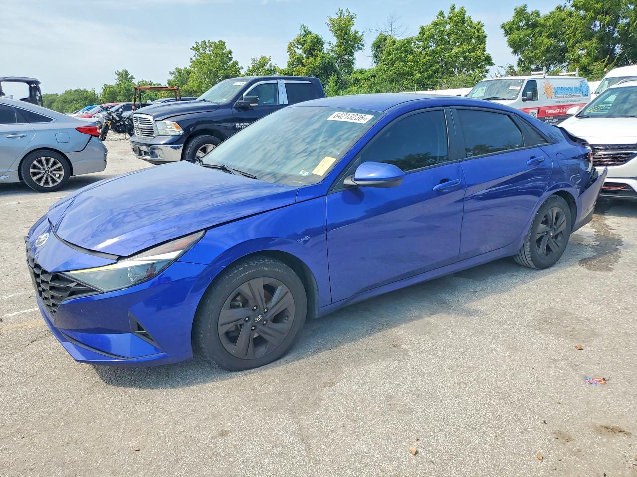 2021 HYUNDAI ELANTRA Blue