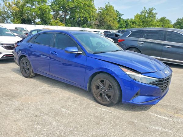 2021 HYUNDAI ELANTRA Blue