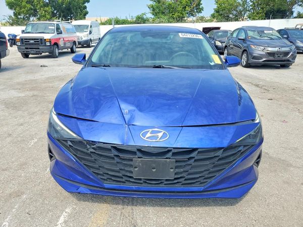 2021 HYUNDAI ELANTRA Blue